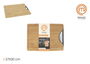 Masterchef Tabla Cortar Bambú con Asas 27x20x2 cm (8 Unidades)
