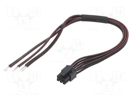 ESPE Cable de alimentación Micro-Fit 3.0 con 6 pines, 0,6m
