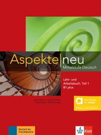 KLETT Aspekte neu B1+.1 - Libro del alumno y libro de ejercicios - edición híbrida Allango