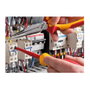 Wiha 36389 Set de Herramientas para Electricista, 13 Piezas, Incluye Alicates de Corte Diagonal y Punta Fina, Pelacables, 12 Herramientas en Estuche Negro