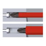 Wiha 36389 Set de Herramientas para Electricista, 13 Piezas, Incluye Alicates de Corte Diagonal y Punta Fina, Pelacables, 12 Herramientas en Estuche Negro