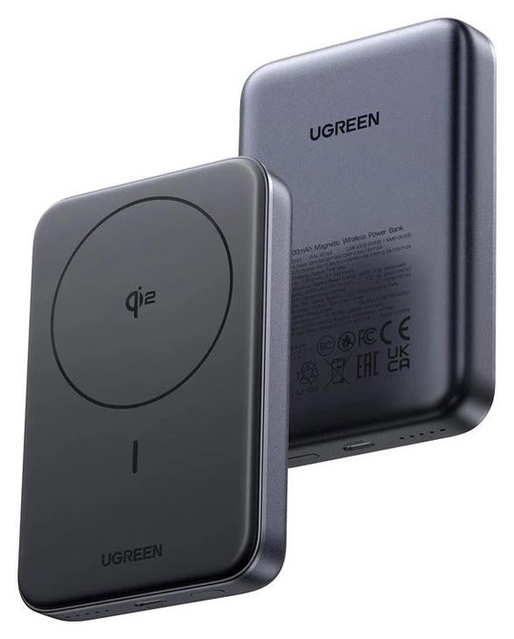UGREEN Batería externa 10.000 mAh con tecnología Qi y 30W - Negra UGREEN Batería externa 10.000 mAh con tecnología Qi y 30W - Negra