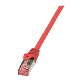 LogiLink Patch Cable Cat.6 S/FTP PrimeLine rojo 0,50m