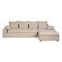 Chaise-Lounger Crema Tejido-Madera 300 X 161 X 90 cm