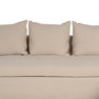 Chaise-Lounger Crema Tejido-Madera 300 X 161 X 90 cm