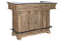 DKD Home Decor Mueble Bar Natural Negro 61 x 107 x 152 cm