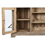DKD Home Decor Mueble Bar Mango y Metal Natural