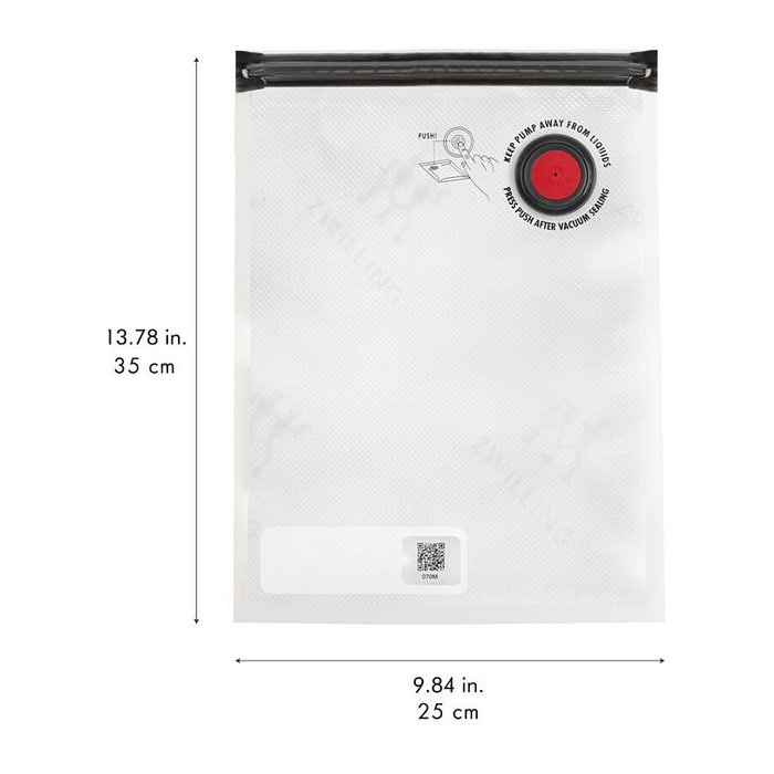 Zwilling Fresh&Save Vacuum Bag Set M 10 pcs. Zwilling Fresh&Save Vacuum Bag Set M 10 pcs.
