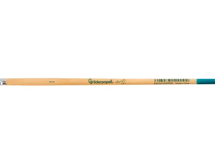 Liderpapel Pincel nº 1 punta filbert / lengua de gato de pelo sintético certificado Liderpapel Pincel nº 1 punta filbert / lengua de gato de pelo sintético certificado