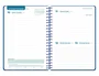 Liderpapel Agenda Escolar 2026-2027 Classic - Día Página A5 Espiral, Interior Bilingüe, Papel FSC 70g, Azul Marino