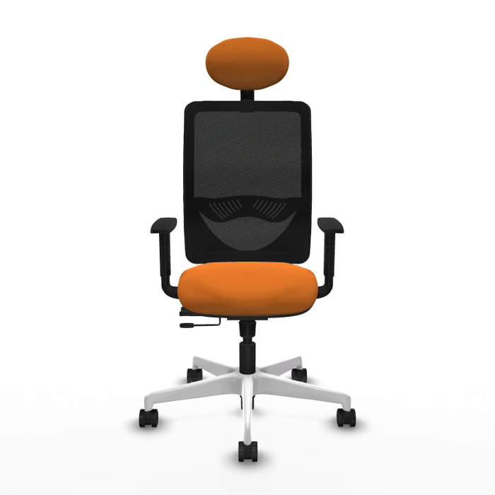 PIQUERAS Y CRESPO Silla de oficina Zulema Naranja y Negro PIQUERAS Y CRESPO Silla de oficina Zulema Naranja y Negro