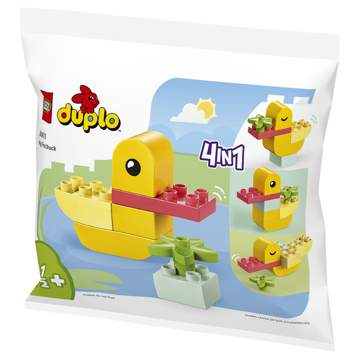 LEGO DUPLO 30673 Mi Primer Pato - Set de Construcción 7 Piezas, Multicolor, Juguete Educativo para Bebés +1.5 Años