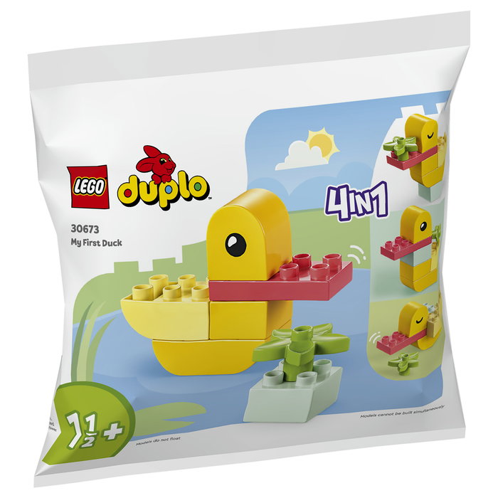 LEGO DUPLO 30673 Mi Primer Pato - Set de Construcción 7 Piezas, Multicolor, Juguete Educativo para Bebés +1.5 Años