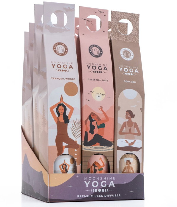DKD Home Decor Ambientador de Cristal Yoga Pack de 3 DKD Home Decor Ambientador de Cristal Yoga Pack de 3
