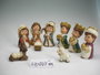 DKD Home Decor Set de Nacimiento de 9 Piezas en Resina Multicolor