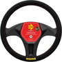 Momo Funda de Volante Easy Microfibra Negro-Rojo 38-39cm