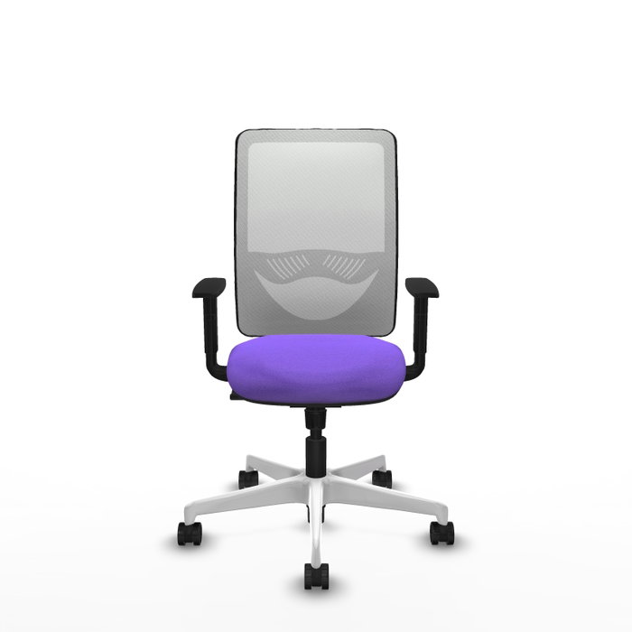 PIQUERAS Y CRESPO Silla de oficina Zulema con mecanismo Sincro, Lila y Blanco PIQUERAS Y CRESPO Silla de oficina Zulema con mecanismo Sincro, Lila y Blanco