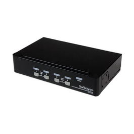 StarTech Conmutador KVM 4 Puertos VGA USB 2.0, OSD, 1U Rack, 1920x1440