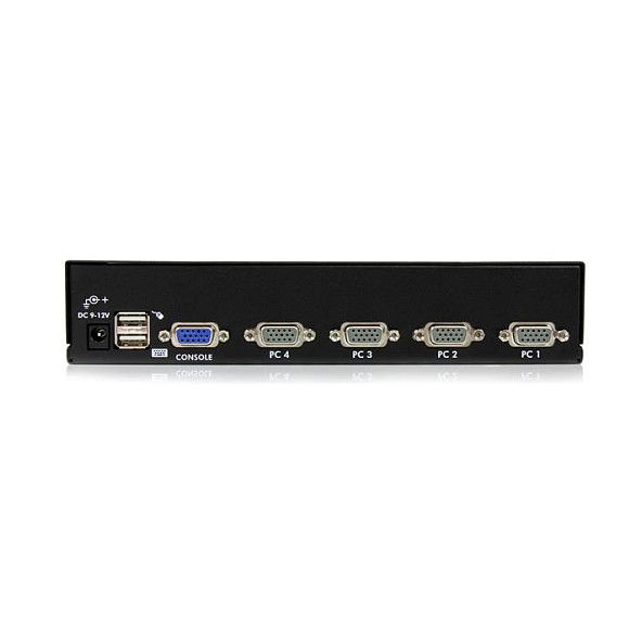 StarTech Conmutador KVM 4 Puertos VGA USB 2.0, OSD, 1U Rack, 1920x1440