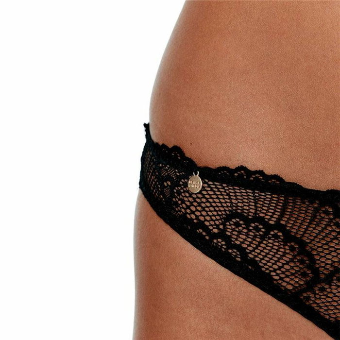 Tanga Black Limba Maze Negro Tanga Black Limba Maze Negro