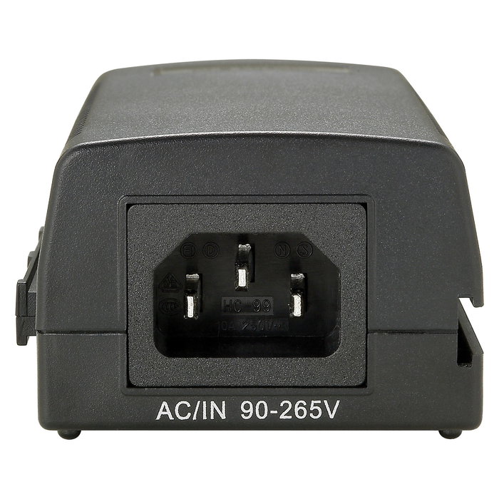 Level One POI-3000 GB Inyector PoE Gigabit High Power, 30W, Negro