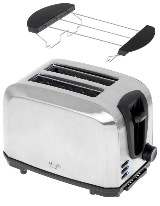 Adler AD 3222 Tostadora Plata Adler AD 3222 Tostadora Plata