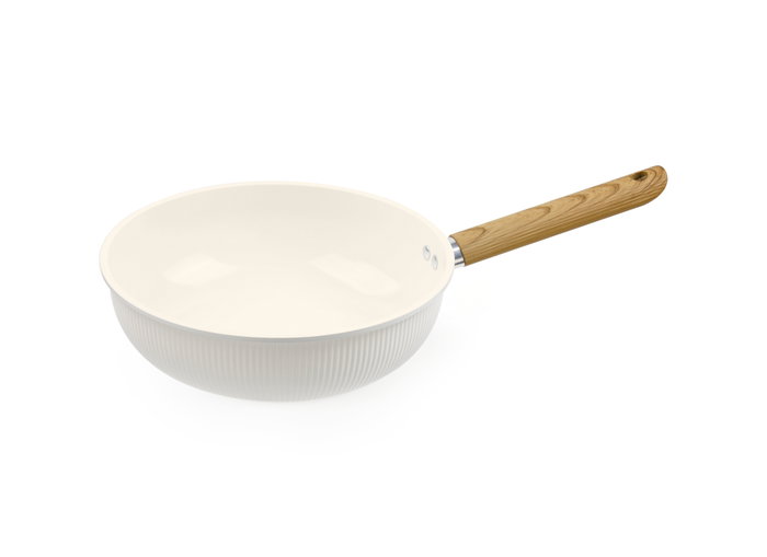 Inde Sarten Wok 26 cm Aluminio Fundido Inducción Daisy (6 Unidades)