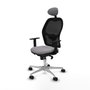PIQUERAS Y CRESPO Silla de oficina Jorquera Gris y Negro