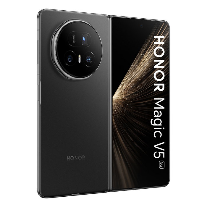 Honor Magic V5 5G Smartphone Plegable - 7.95" OLED, 16 GB RAM, 512 GB, Triple Cámara 50 MP, Snapdragon 8 Elite, 5820 mAh, Negro
