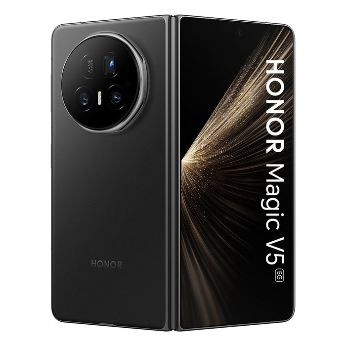 Honor Magic V5 5G Smartphone Plegable - 7.95" OLED, 16 GB RAM, 512 GB, Triple Cámara 50 MP, Snapdragon 8 Elite, 5820 mAh, Negro