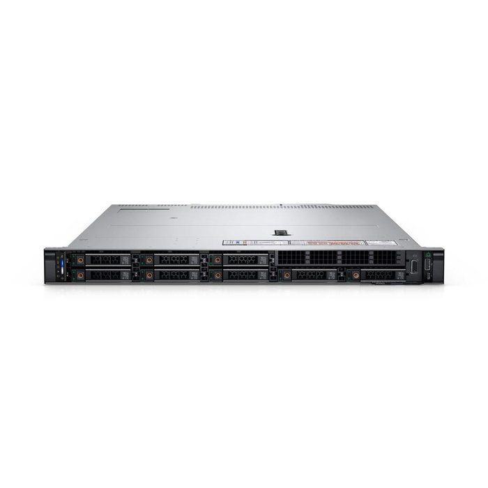 Dell PowerEdge R450 Servidor 1U Intel Xeon Silver 4314 16 núcleos 2.4 GHz, 16 GB RAM DDR4, 480 GB SSD SATA, PERC H755, 8 bahías hot-swap, 1100W Titanium, iDRAC9, Sin SO