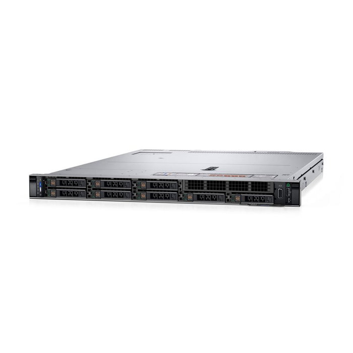 Dell PowerEdge R450 Servidor 1U Intel Xeon Silver 4314 16 núcleos 2.4 GHz, 16 GB RAM DDR4, 480 GB SSD SATA, PERC H755, 8 bahías hot-swap, 1100W Titanium, iDRAC9, Sin SO