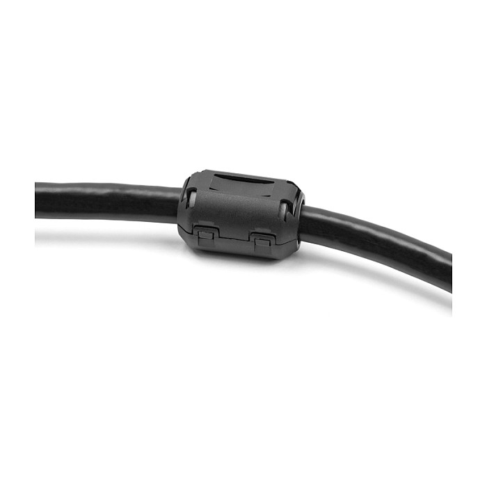 DeLOCK 80948 Núcleo de ferrita para cables redondos 13 mm, 2 unidades, Negro