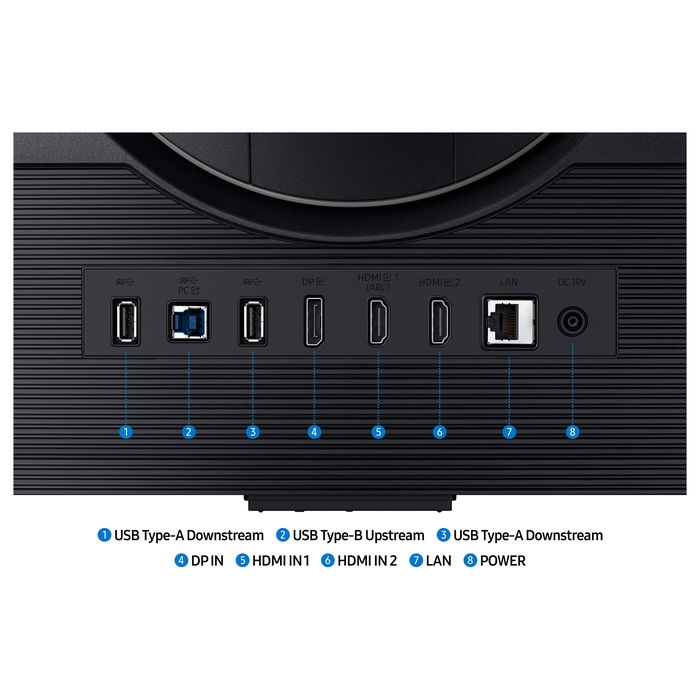 Samsung Monitor Gaming Odyssey G7 LS27FG702EUXEN 27" Curvo, 240 Hz, QHD, 1 ms, HDR600, Freesync Premium Pro, Negro