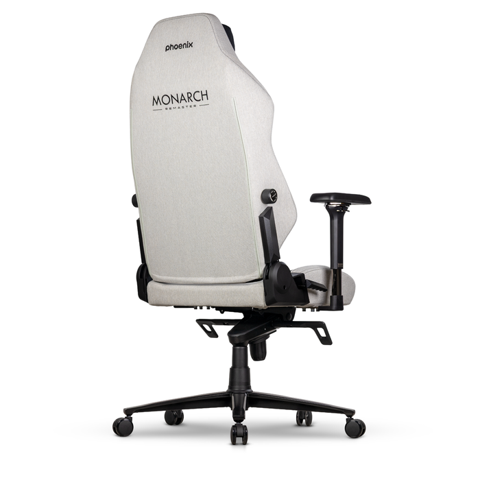 Phoenix Technologies Silla Gaming Phoenix Monarch Remaster Tela Ergonómica con Reposabrazos 4D, Reclinable 165°, Soporte Lumbar Integrado y Cojín Magnético