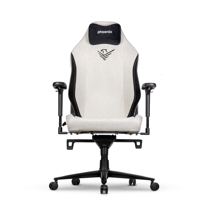 Phoenix Technologies Silla Gaming Phoenix Monarch Remaster Tela Ergonómica con Reposabrazos 4D, Reclinable 165°, Soporte Lumbar Integrado y Cojín Magnético