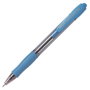 Pilot Supergrip M Bolígrafo Retráctil Punta 1.0mm Azul Claro