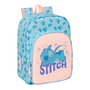 Mochila Escolar Lilo & Stitch Ohana Azul claro Rosa claro 26 x 34 x 11 cm