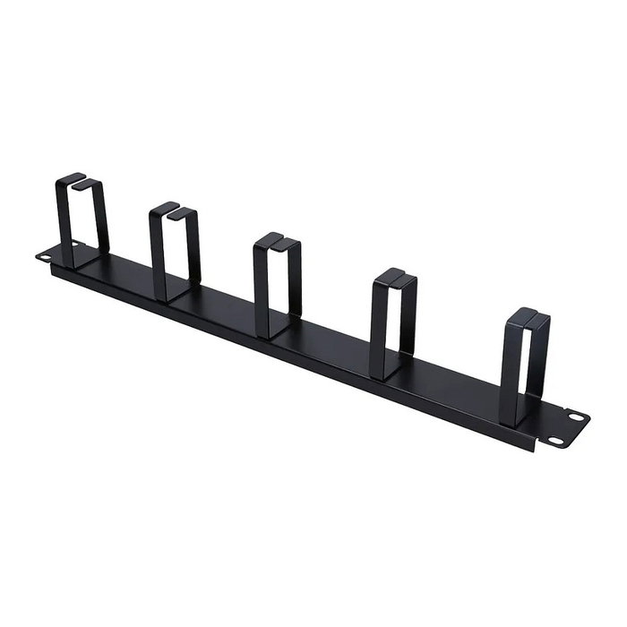 Extralink Organizador de cables 1U Negro para Rack de 19 pulgadas Extralink Organizador de cables 1U Negro para Rack de 19 pulgadas