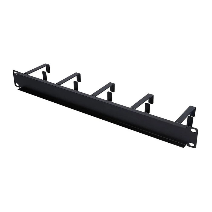 Extralink Organizador de cables 1U Negro para Rack de 19 pulgadas Extralink Organizador de cables 1U Negro para Rack de 19 pulgadas