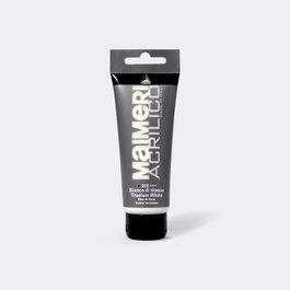 MAIMERI Set de 3 Pintura Acrílica Blanco Titanio 75 ml (tubo)