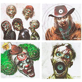 Crosman Dianas de papel temática zombis, 20 uds
