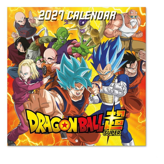ERIK Calendario de pared 2027 Dragon Ball 30x30cm ERIK Calendario de pared 2027 Dragon Ball 30x30cm