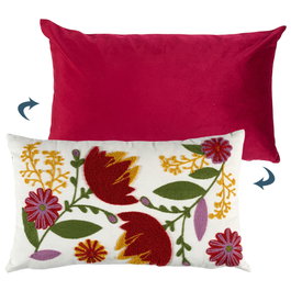 Home Deco Factory Cojín Bordado Heritage 30x50 cm