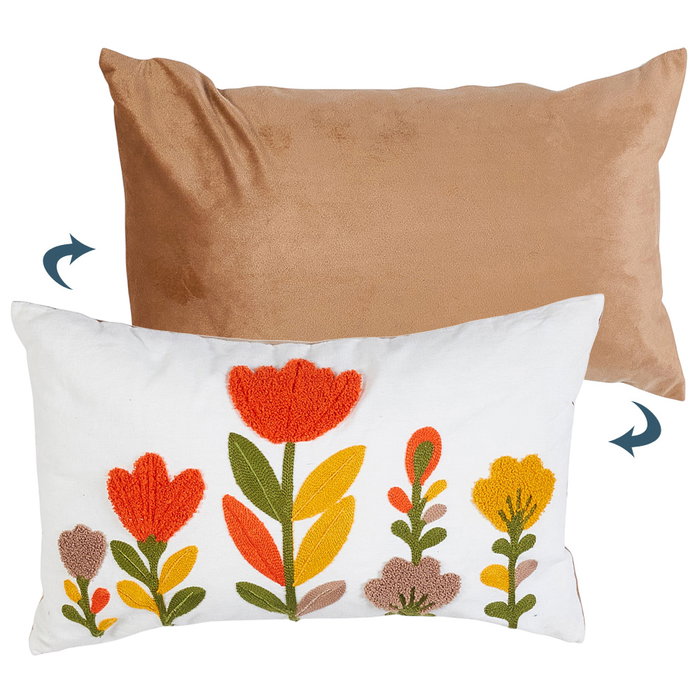 Home Deco Factory Cojín Bordado Heritage 30x50 cm