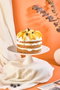 Hermia Plato para Servir Pasteles 28 cm Vidrio Blanco