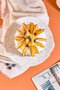 Hermia Plato para Servir Pasteles 28 cm Vidrio Blanco