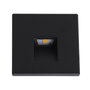 Foco de LED Empotrable para Escaleras Frontal Magnético 3W IP65 3000K - Negro