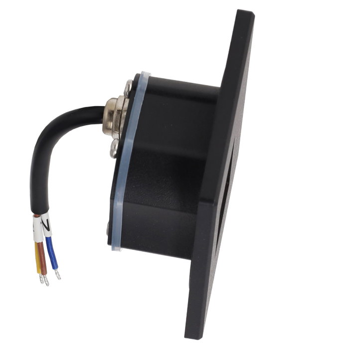 Foco de LED Empotrable para Escaleras Frontal Magnético 3W IP65 3000K - Negro Foco de LED Empotrable para Escaleras Frontal Magnético 3W IP65 3000K - Negro
