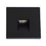 Foco LED Empotrable para Escaleras 3W IP65 3000K Blanco Cálido Negro